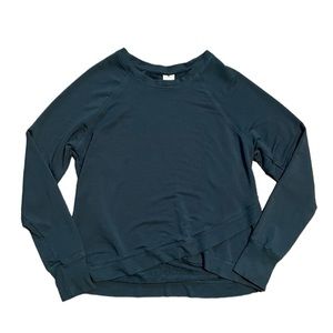 ⭐️4 for $10⭐️Faux Wrap Navy Athletic Shirt.